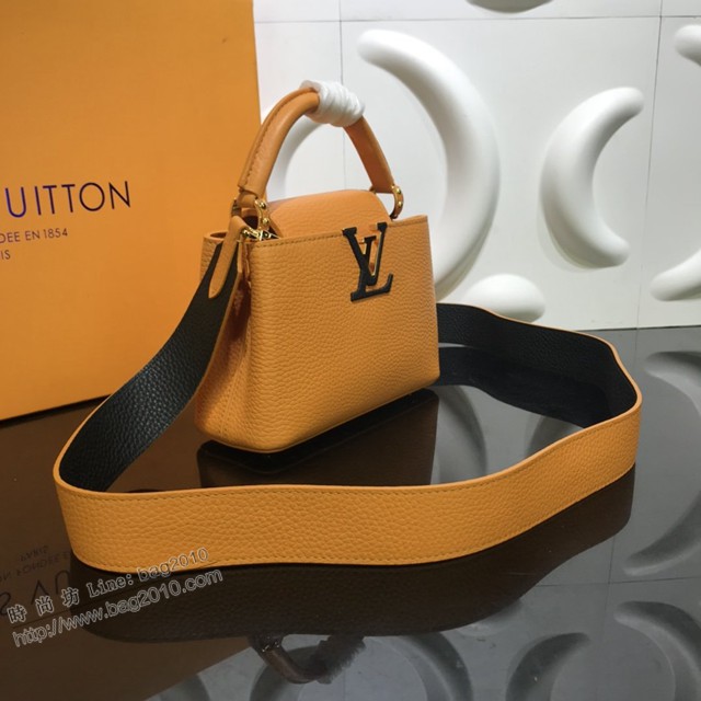 路易威登2021專櫃新款女包 lv高仿專門店手提女包 M56848 M56984 M56770 Capucines迷你手袋  ydh4506